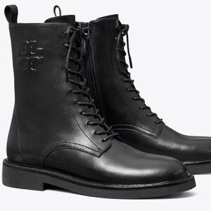 NEW Tory Burch Double T Combat Boots